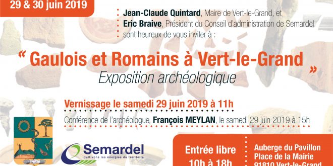 Exposition archéologique à Vert-le-Grand